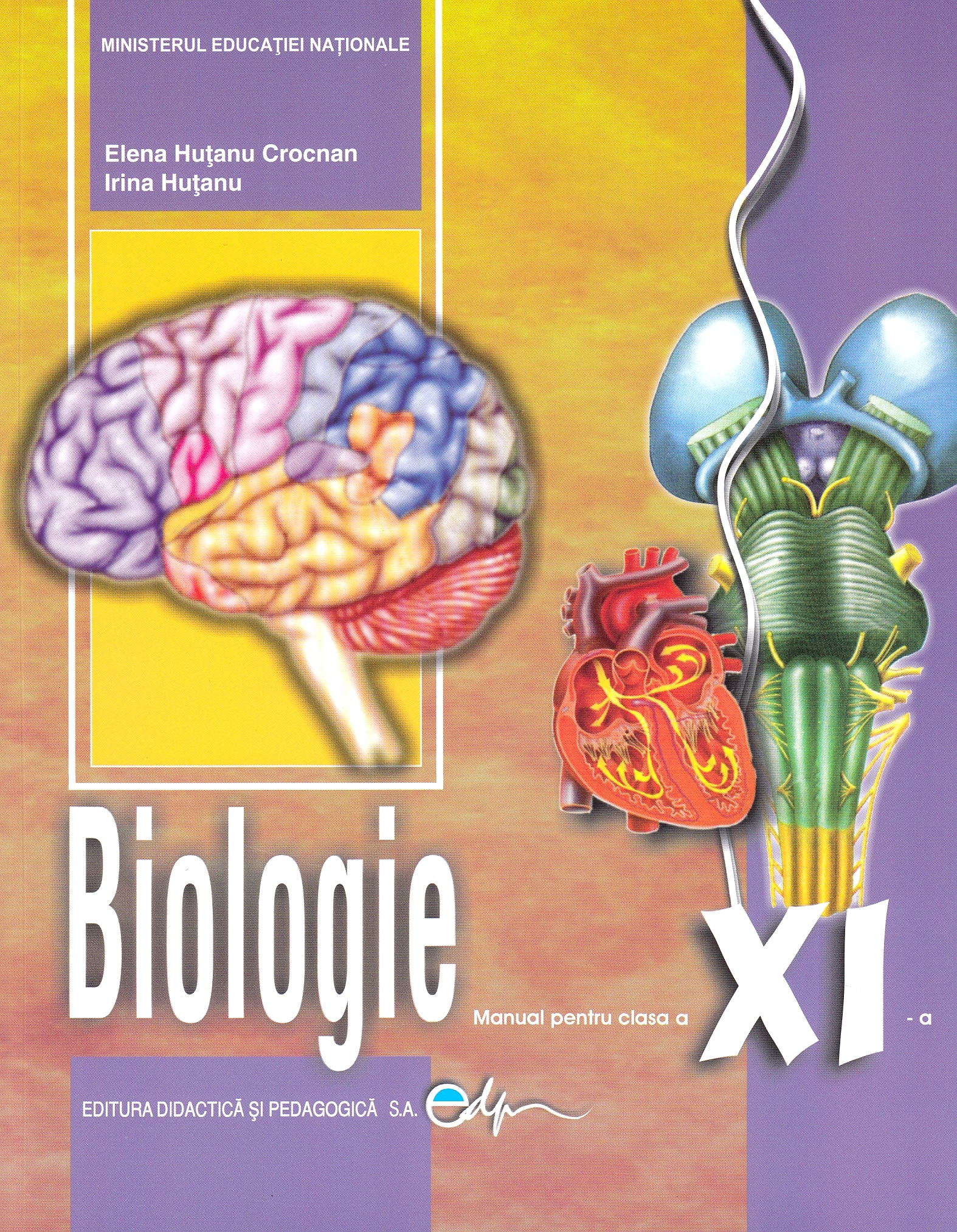 Biologie - Clasa 11 - Manual - Elena Hutanu Crocnan, Irina Hutanu