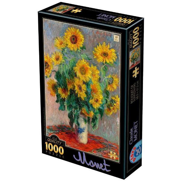 Puzzle 1000 Claude Monet: Bouquet of Sunflowers