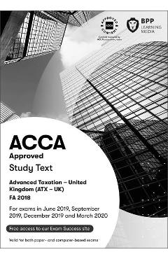 Poza produsului ACCA Advanced Taxation FA2018 -  