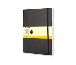 Moleskine Soft Extra Large Squared Notebook Black -  