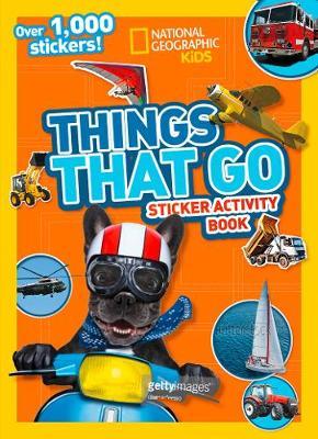 Things That Go Sticker Activity Book -  
