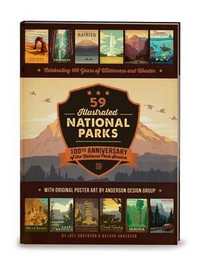 59 Illustrated National Parks - Hardcover -  
