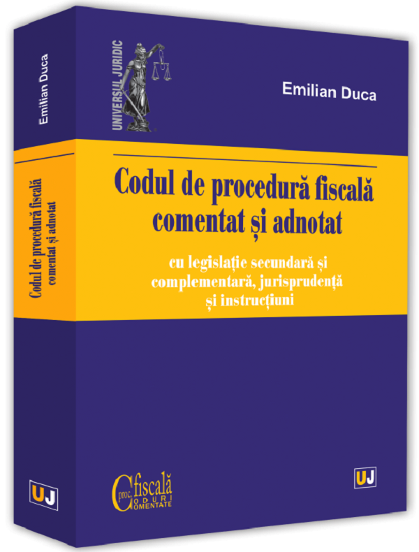 Codul de procedura fiscala comentat si adnotat Ed.2019 - Emilian Duca