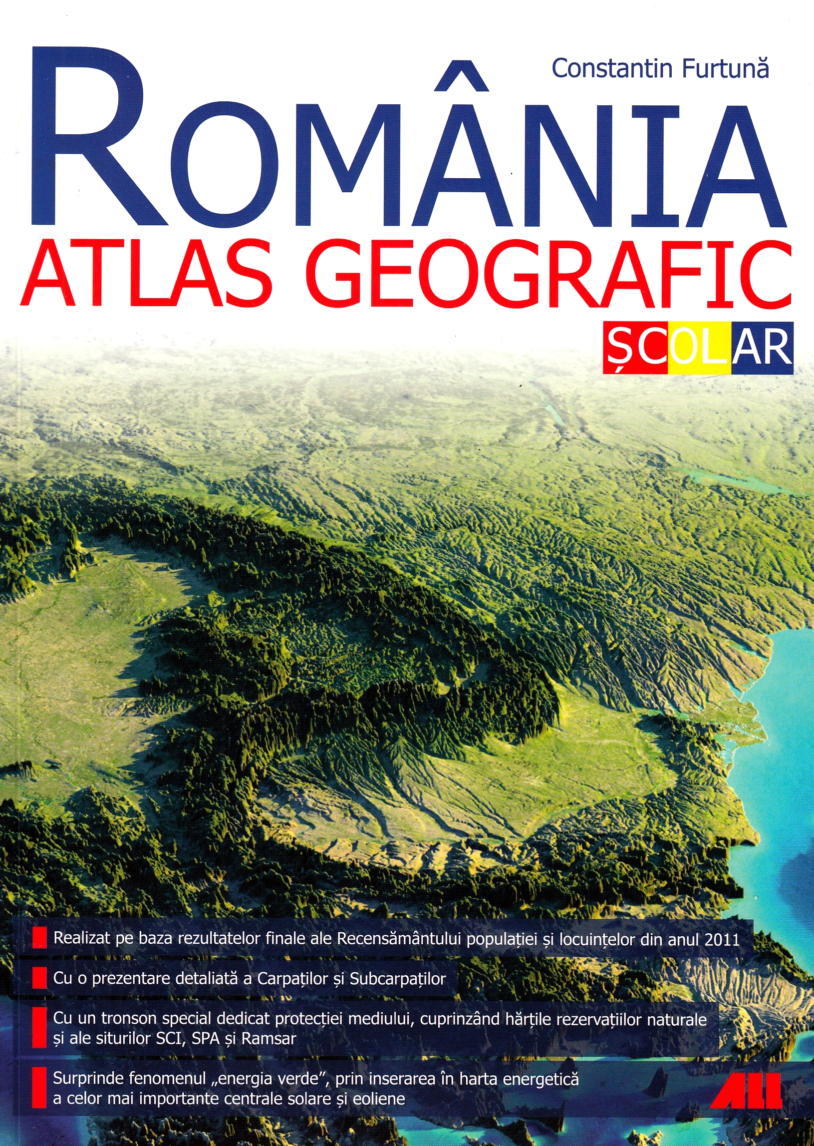 Romania. Atlas scolar - Constantin Furtuna
