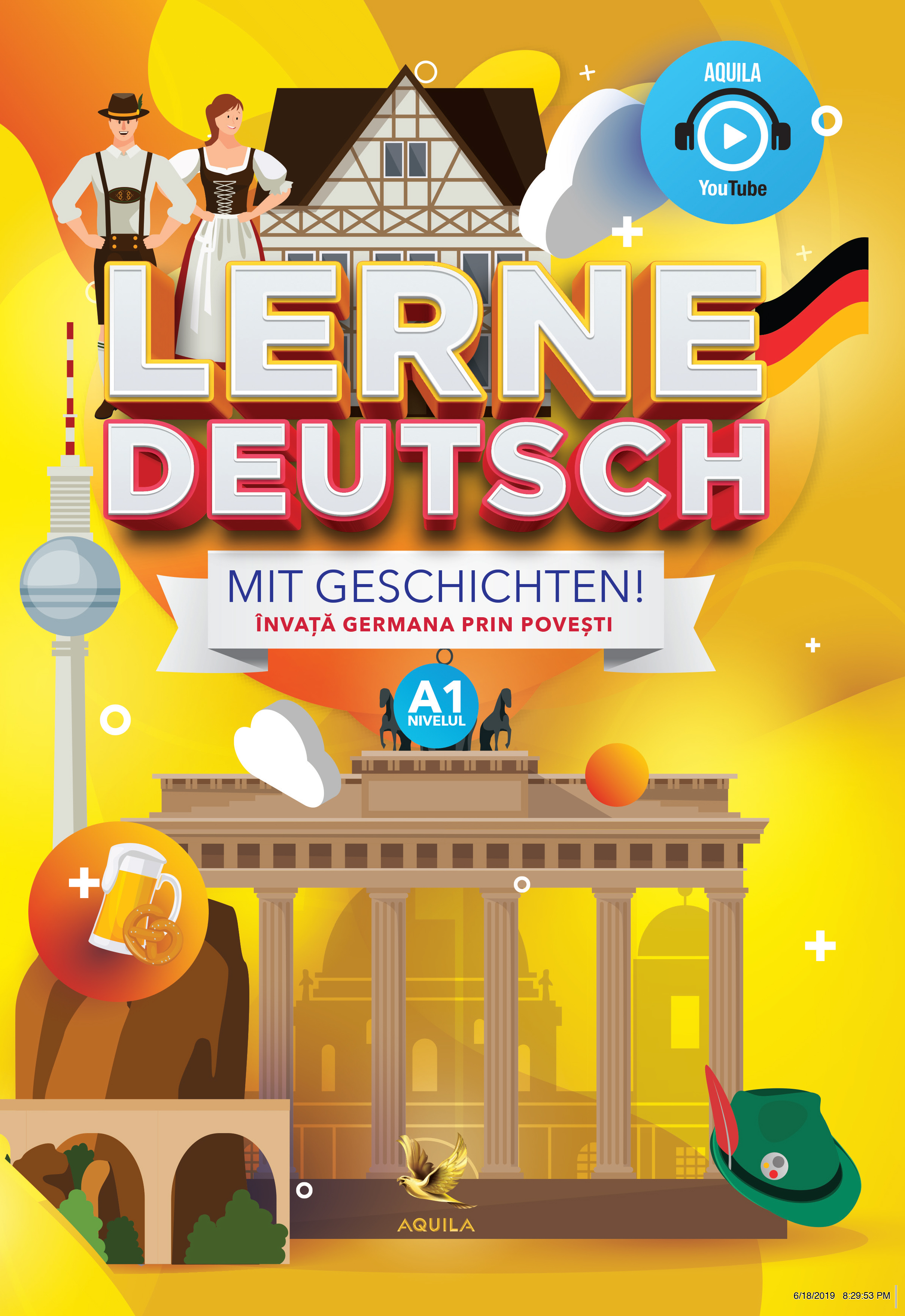 Lerne Deutsch mit Geschichten! Nivelul A1. Invata germana prin povesti