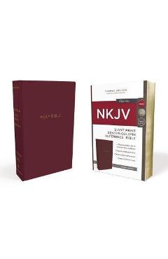 Poza produsului NKJV, Reference Bible, Center-Column Giant Print, Leather-Lo -  