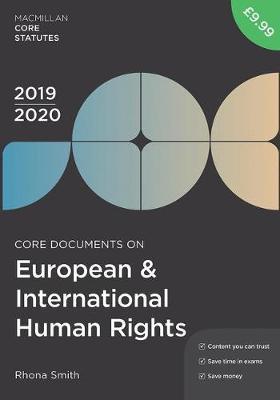 Core Documents on European and International Human Rights 20 - Rhona Smith