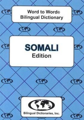 English-Somali & Somali-English Word-to-Word Dictionary - C Sesma