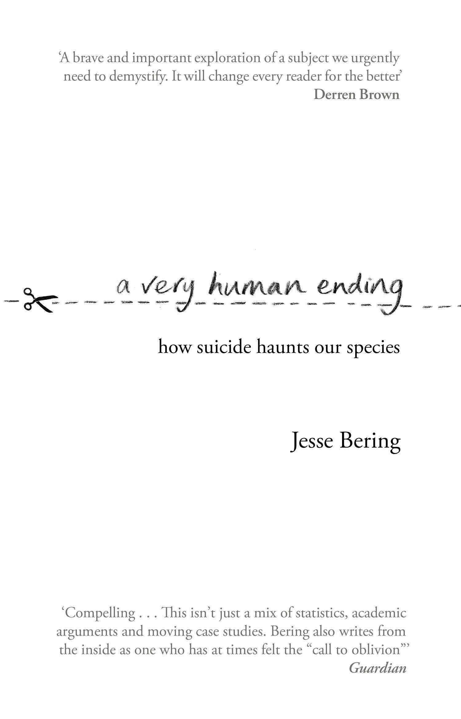 Very Human Ending - Jesse Bering