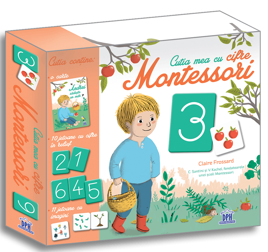 Cutia mea cu cifre Montessori - Celine Santini, Vendula Kachel