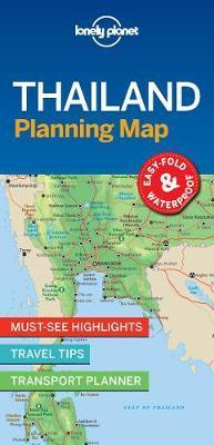 Lonely Planet Thailand Planning Map -  