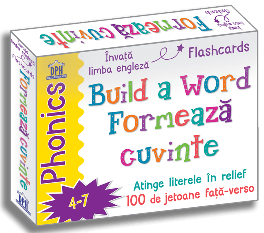 Build a Word. Formeaza cuvinte. 100 de jetoane - Fran Bromage