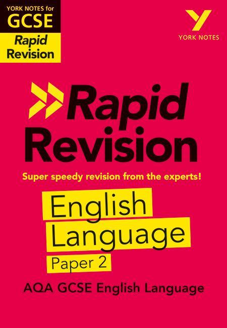 York Notes for AQA GCSE (9-1) Rapid Revision: AQA English La -  