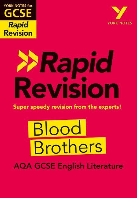 York Notes for AQA GCSE (9-1) Rapid Revision: Blood Brothers -  