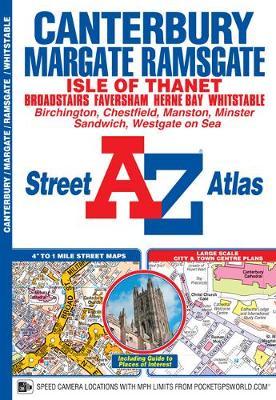 Canterbury, Margate, Ramsgate & Whitstable Street Atlas -  