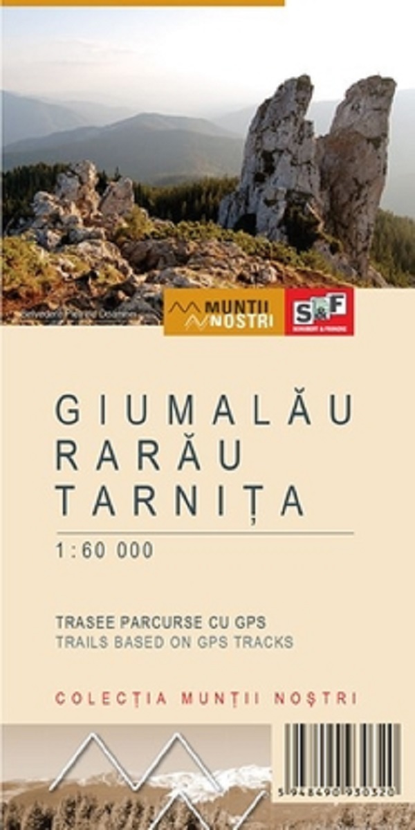 Muntii Giumalau-Rarau-Tarnita. Harta de drumetie. Muntii nostri