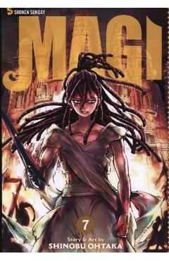 Coperta cărții 'Magi: The Labyrinth of Magic, Vol. 1 - Shinobu Ohtaka'