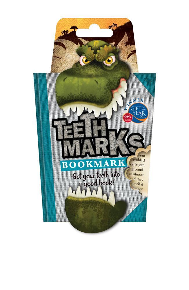 Teeth Marks Bookmarks T Rex -  