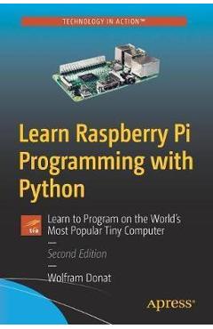 Coperta cărții 'Learn Raspberry Pi Programming with Python - Wolfram Donat'