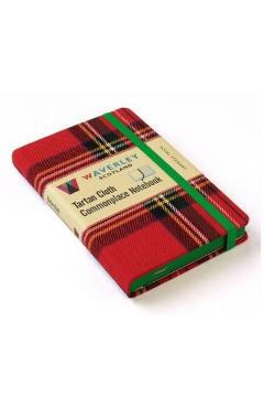 Poza produsului Waverley (M): Royal Stewart Tartan Cloth Commonplace Noteboo -  Waverley Scotland