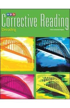 Poza produsului Corrective Reading Decoding Level C, Workbook -  McGrawHill Education