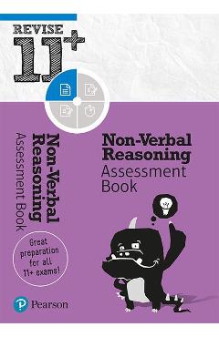 Coperta cărții 'Revise 11+ Non-Verbal Reasoning Assessment Book -'
