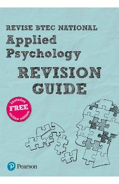 Coperta cărții 'Revise BTEC National Applied Psychology Revision Guide -'