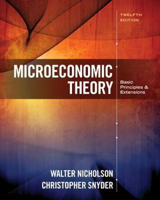Microeconomic Theory - Walter Nicholson