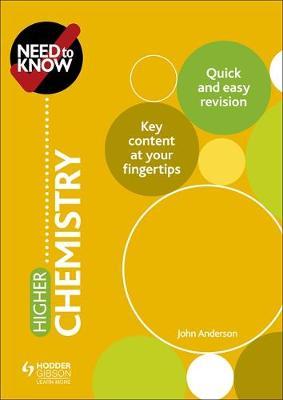 Need to Know: Higher Chemistry - David Horner