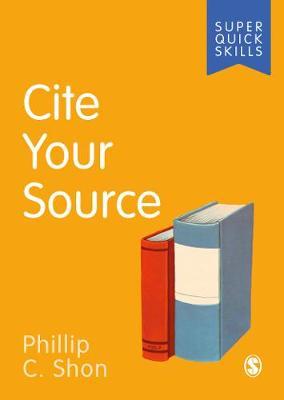 Cite Your Source - Philip Shon