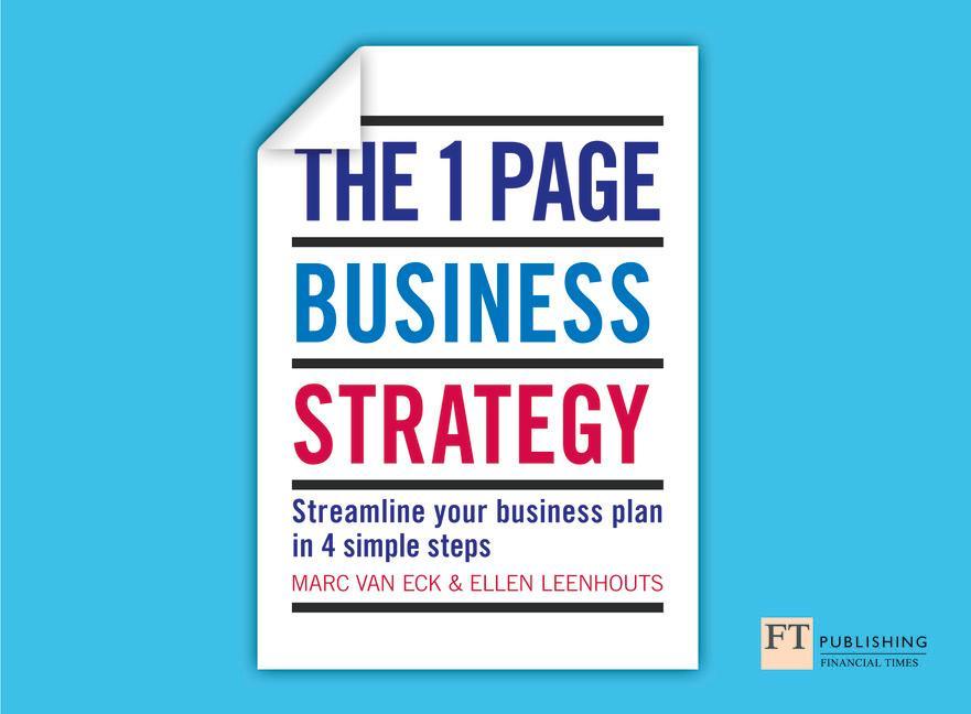 One Page Business Strategy - Marc Van Eck