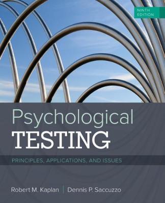 Psychological Testing - Robert M Kaplan