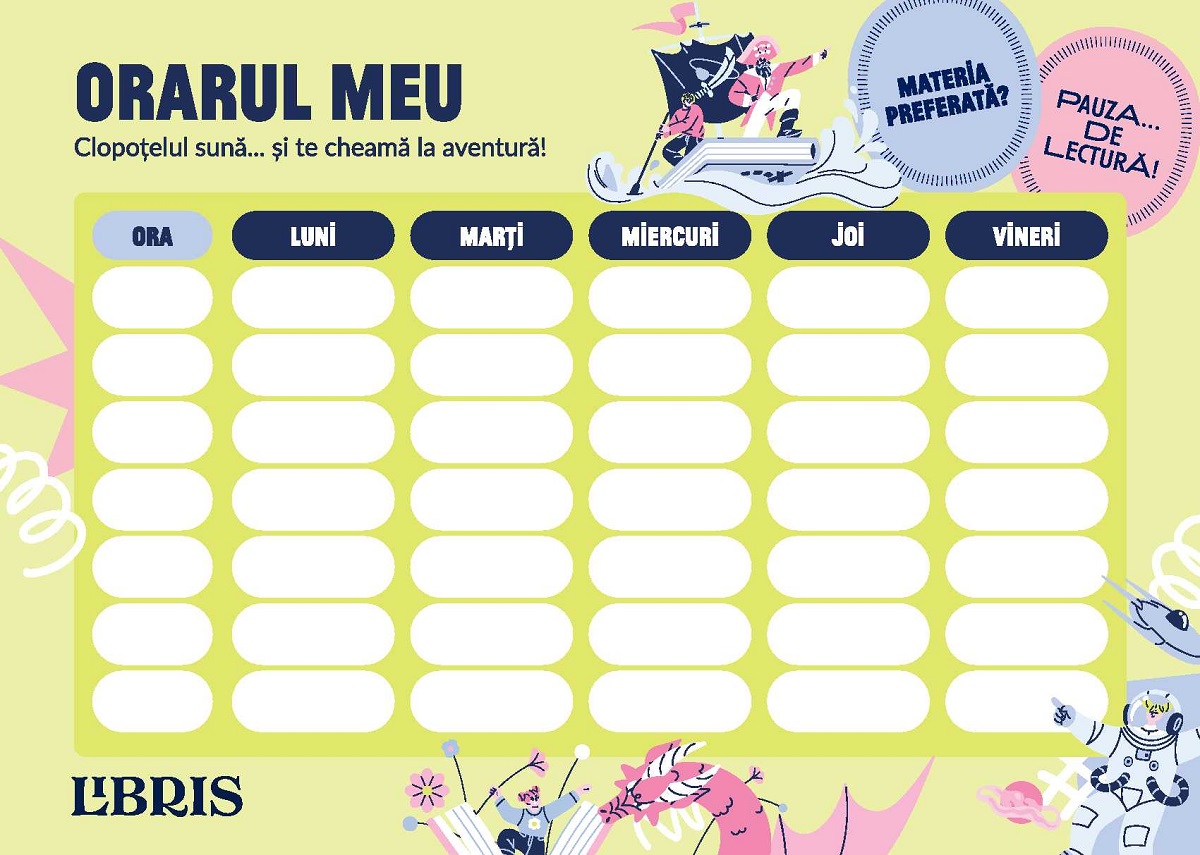 Imaginea produsului 'Orarul meu Libris'