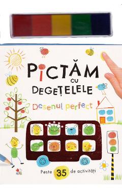 Coperta cărții 'Pictăm cu degețelele. Desenul perfect'