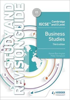 Cambridge IGCSE and O Level Business Studies Study and Revis - Karen Borrington
