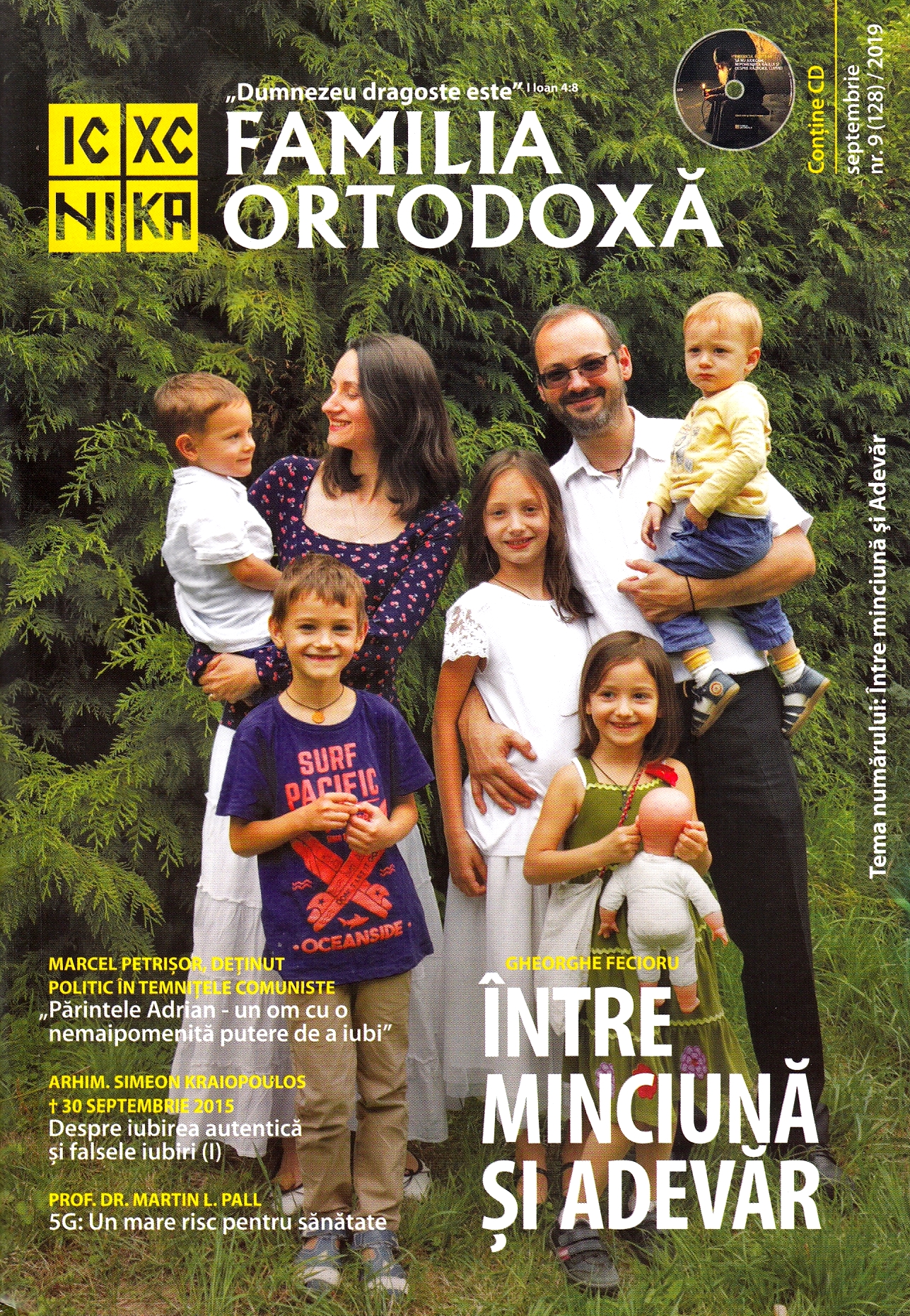 Familia ortodoxa Nr.9 (128) + CD Septembrie 2019