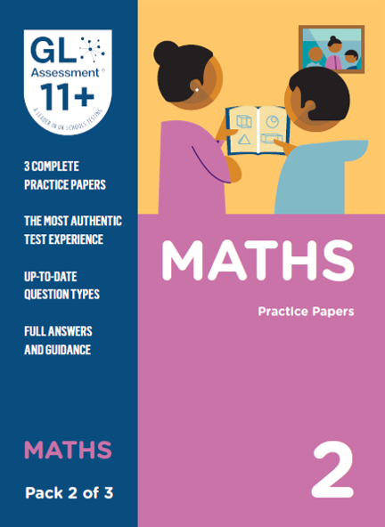 11+ Practice Papers Maths Pack 2 (Multiple Choice) -  