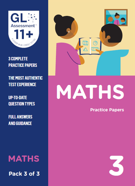 11+ Practice Papers Maths Pack 3 (Multiple Choice) -  