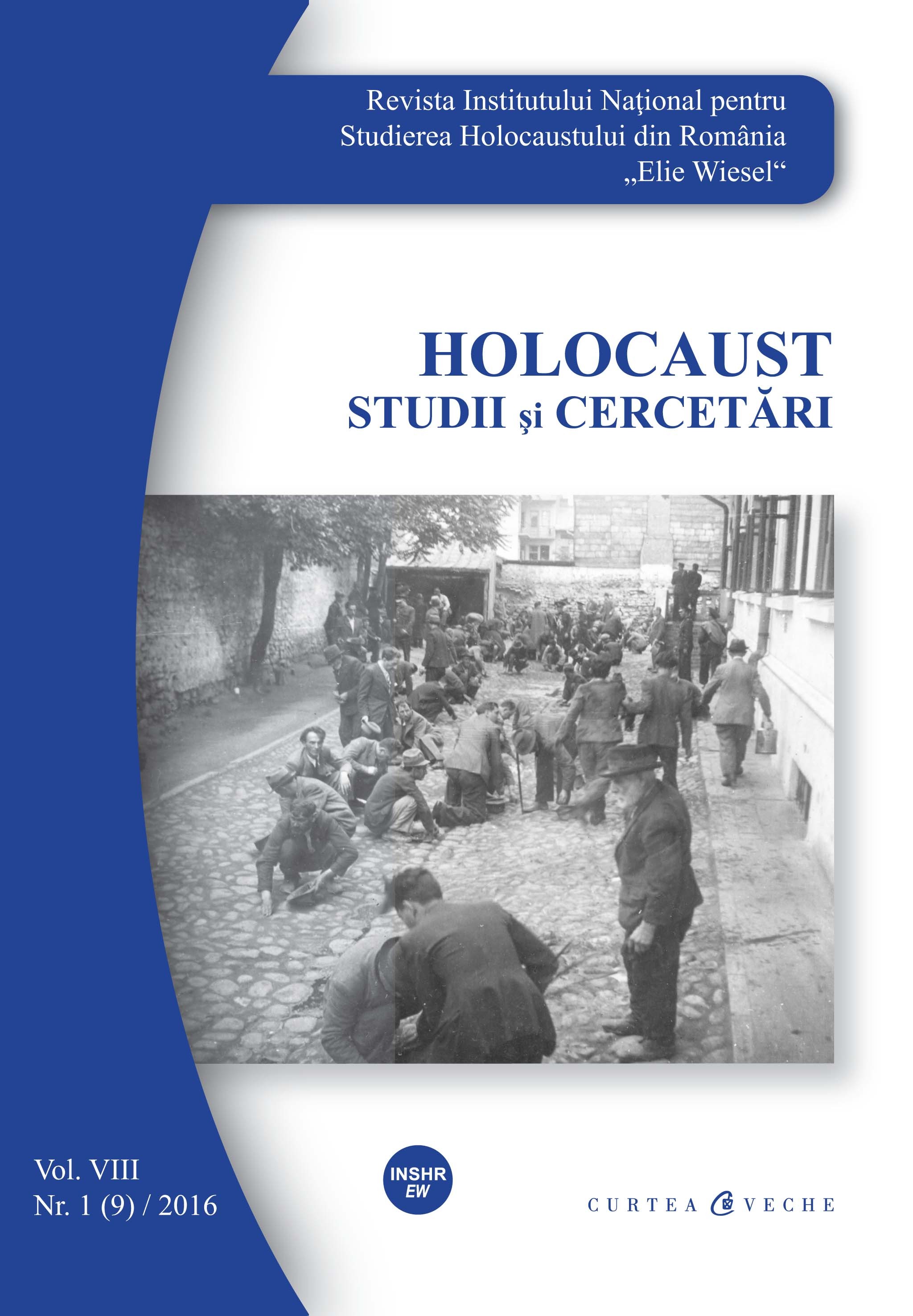 Holocaust Nr.1 2016 Studii si cercetari
