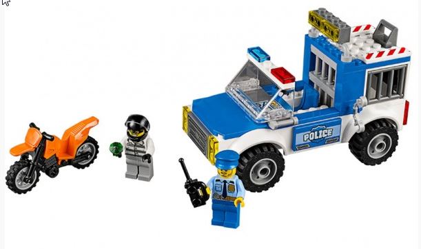 Lego Juniors: Urmarire cu camionul de pPolitie 4-7 ani (10735)