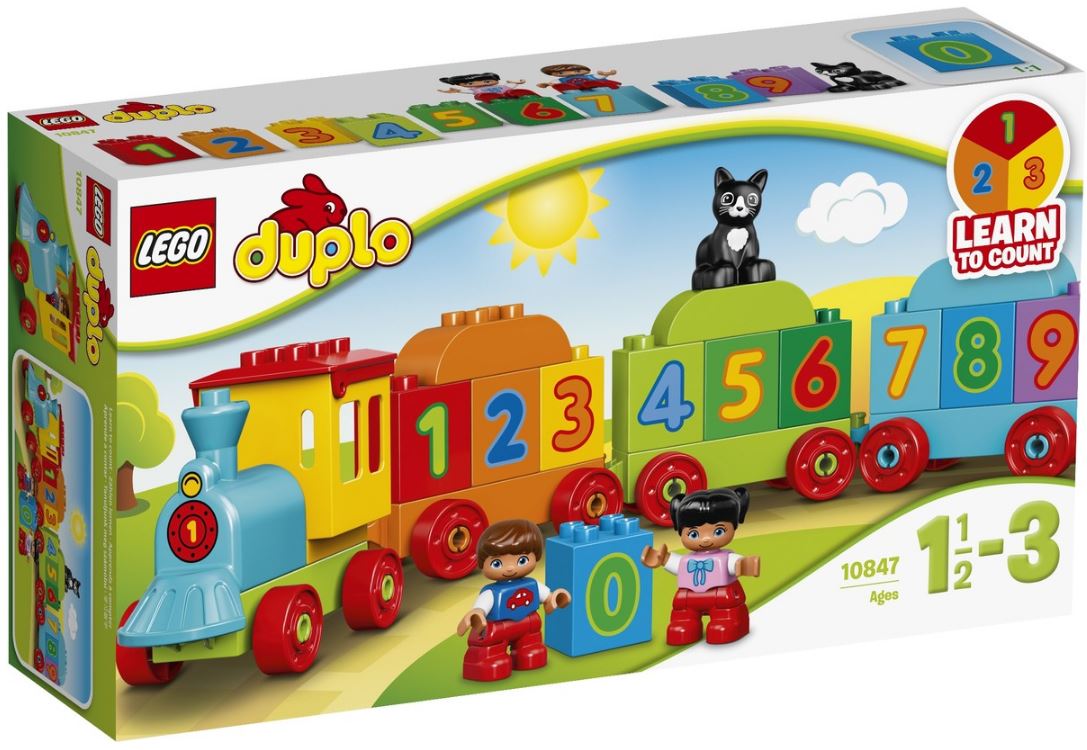 Lego Duplo. Trenul cu numere