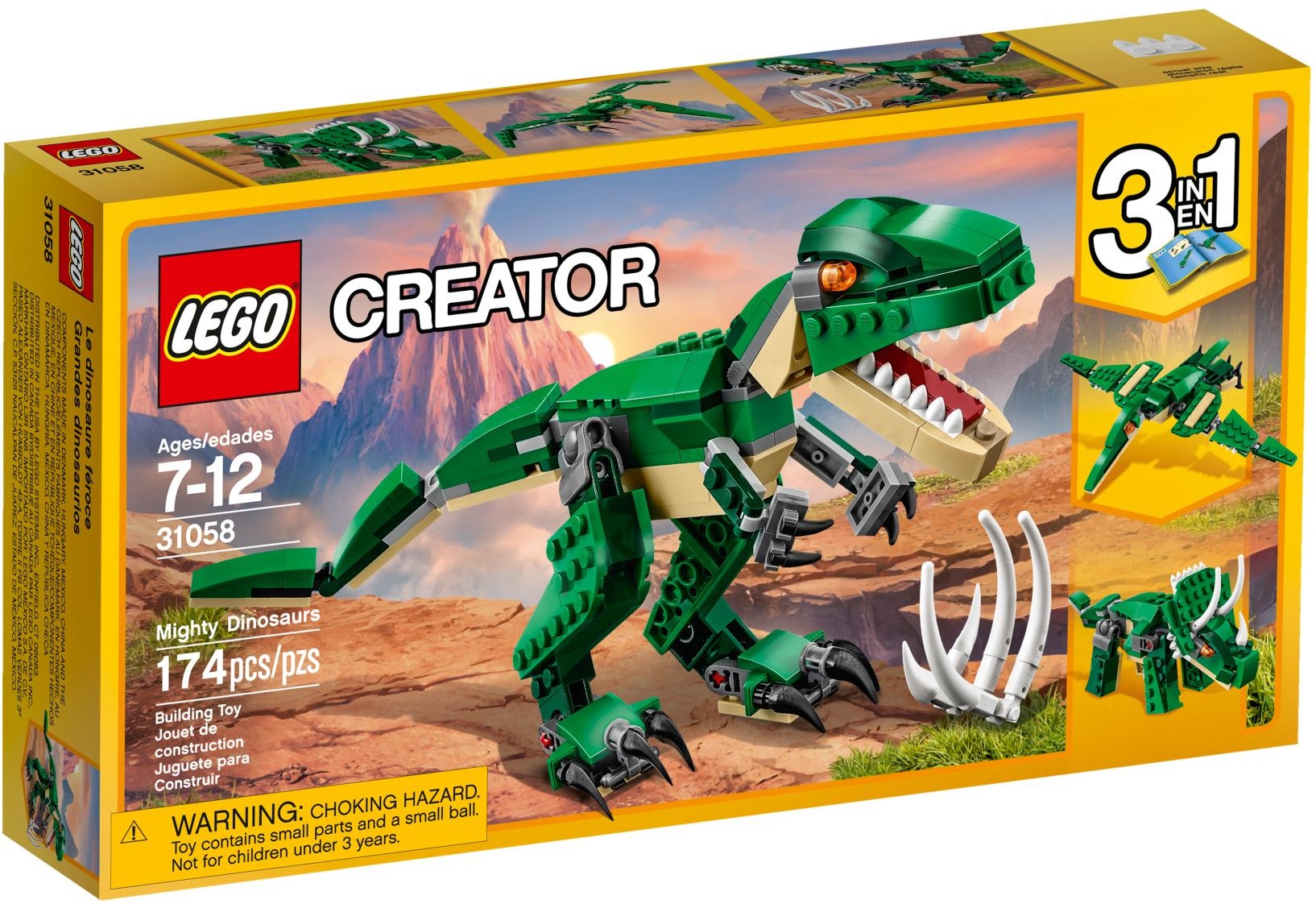 Lego Creator. Dinozauri puternici