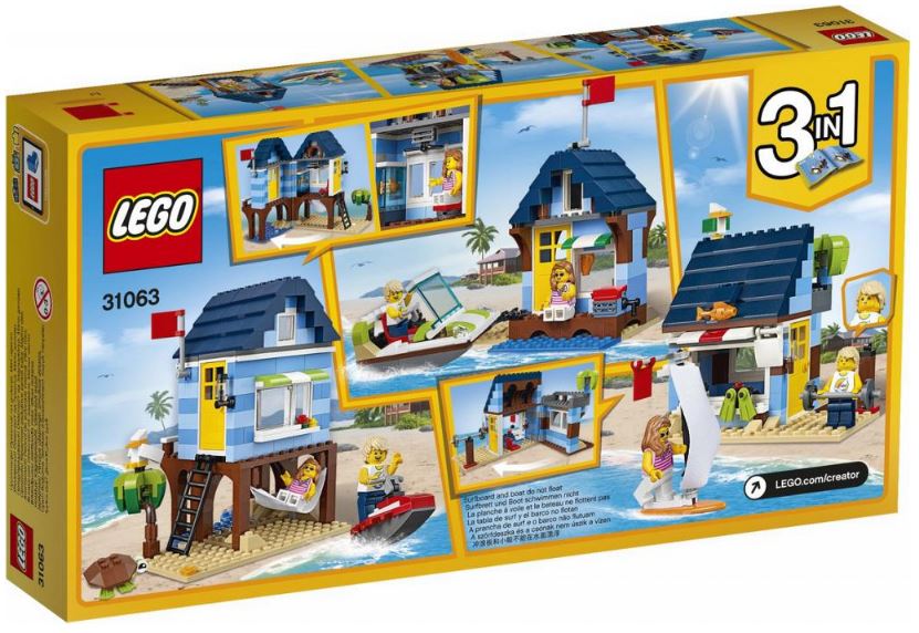 Lego Creator Casa de pe plaja 7-12 ani