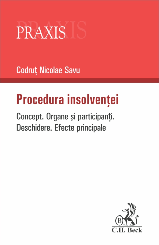 Procedura insolventei - Codrut Nicolae Savu