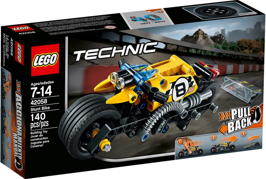 Lego Technic. Motocicleta de cascadorie
