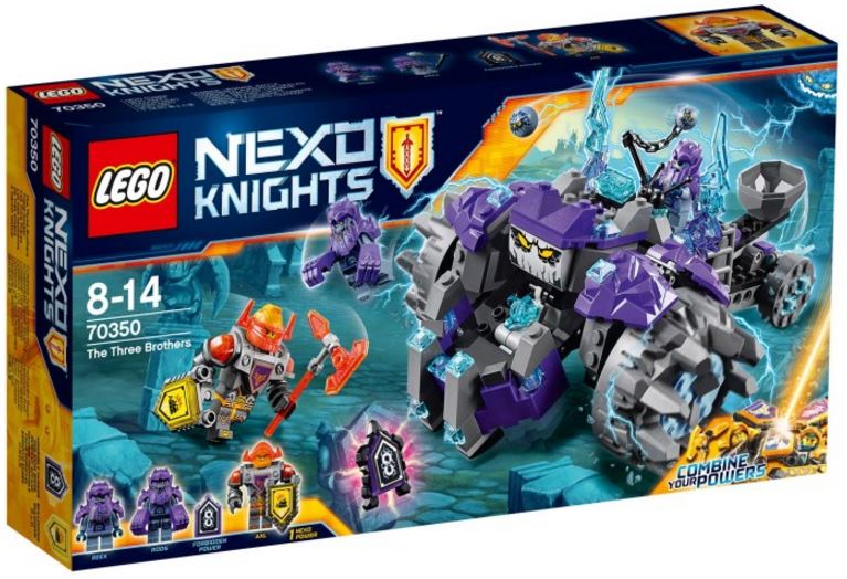 Lego Nexo Knights. Cei trei frati
