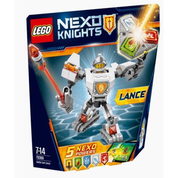 Lego Nexo Knights Costum de lupta - Lance 7-14 ani (70366)