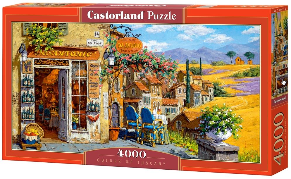 Puzzle 4000 Castorland - Colors of Tuscany