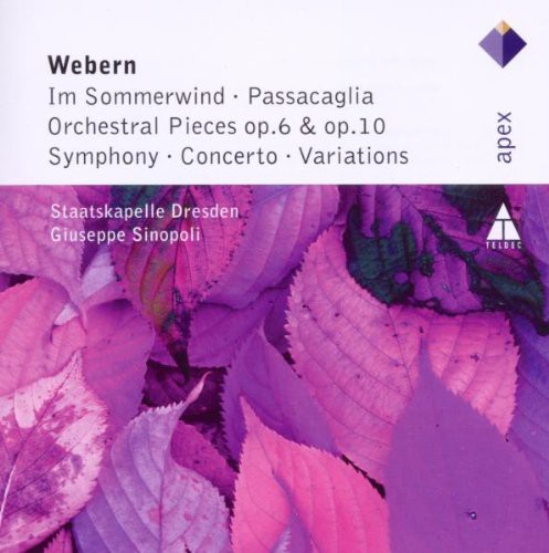 CD Webern - Im Sommerwind, Passacaglia, Orchestral Pieces Op.6 & Op.10
