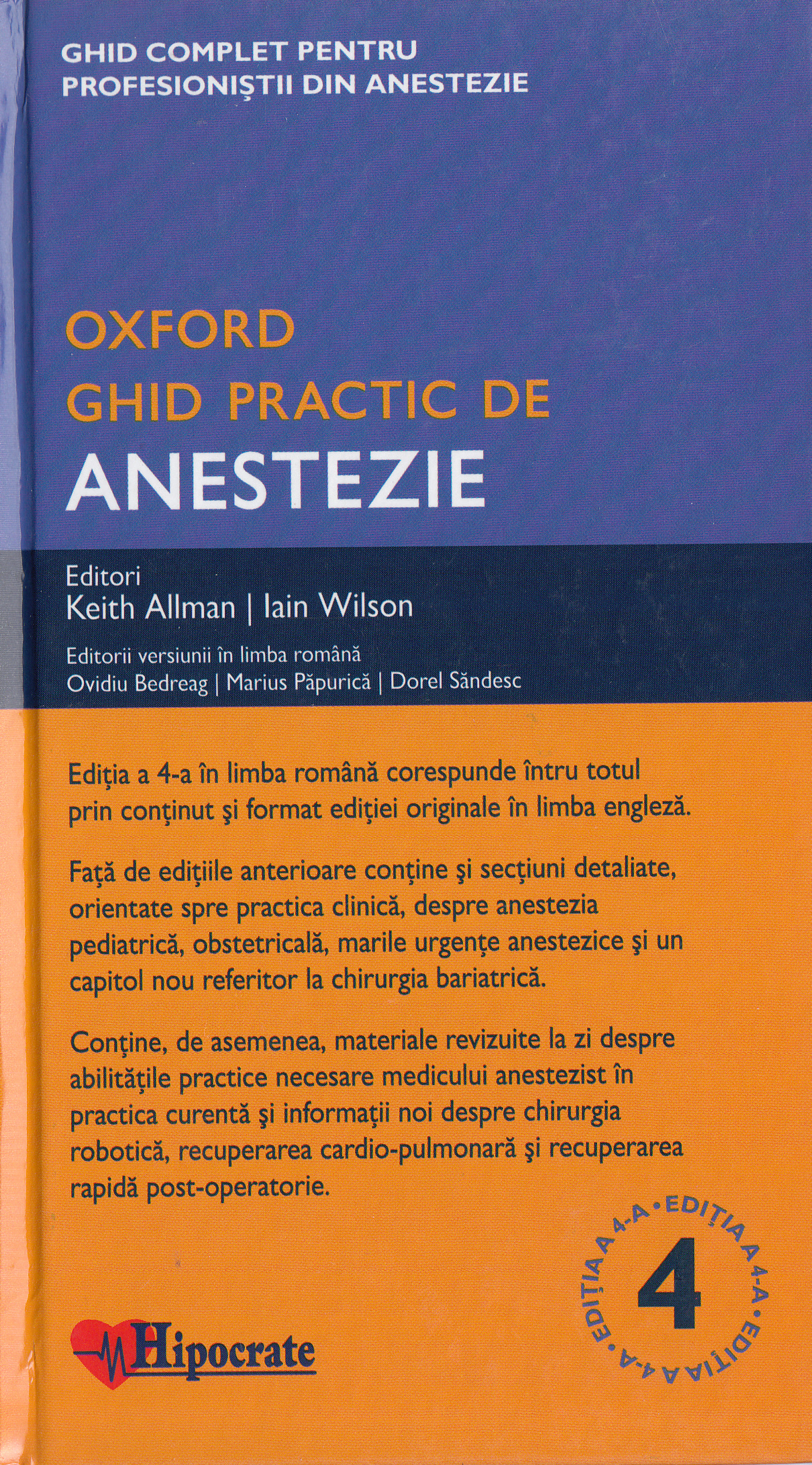 Ghid practic de anestezie Oxford Ed.4